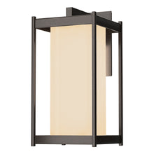 Load image into Gallery viewer, Cela Outdoor Wall Light in Coastal Bronze (Opal Glass/Large).
