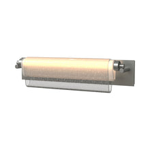 Load image into Gallery viewer, Draped LED Bath Bar Light in Vintage Platinum.
