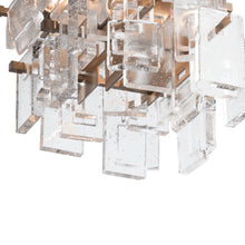 Load image into Gallery viewer, Fusion Semi Flush Mount Ceiling Light in Detail.
