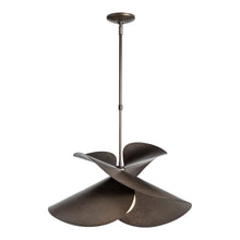 Load image into Gallery viewer, Hibiscus Pendant Light in Small/Short/Dark Smoke.
