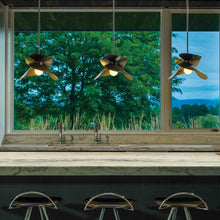 Load image into Gallery viewer, Hibiscus Pendant Light in kitchen.
