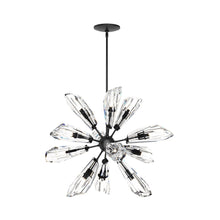 Load image into Gallery viewer, Luma Starburst Pendant Light in Ink.
