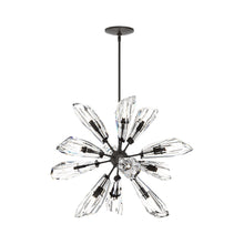 Load image into Gallery viewer, Luma Starburst Pendant Light in Oil Rubbed Bronze.
