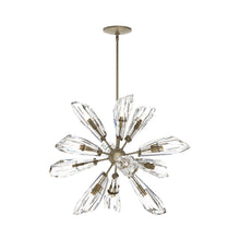 Load image into Gallery viewer, Luma Starburst Pendant Light in Soft Gold.
