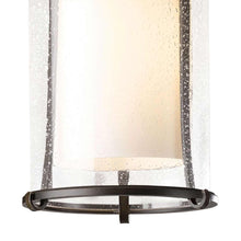 Load image into Gallery viewer, Meridian Outdoor Semi-Flush Mount Ceiling Light in Detail.
