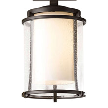 Load image into Gallery viewer, Meridian Outdoor Semi-Flush Mount Ceiling Light in Detail.
