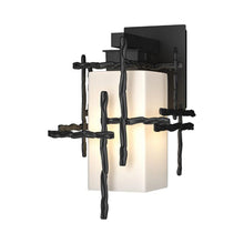 Load image into Gallery viewer, Tura Outdoor Wall Light in Coastal Black (Small).
