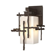 Load image into Gallery viewer, Tura Outdoor Wall Light in Coastal Bronze (Small).
