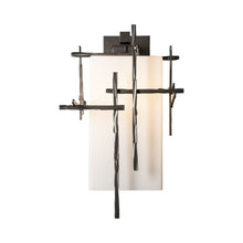 Load image into Gallery viewer, Tura Outdoor Wall Light in Coastal Dark Smoke (Large).
