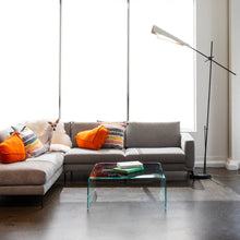 Load image into Gallery viewer, Vertex 02 Floor Lamp in living room.
