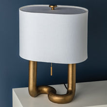 Load image into Gallery viewer, Armonk Table Lamp in Detail.
