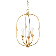 Load image into Gallery viewer, Baltic Pendant Light in Vintage Gold Leaf (3-Light).
