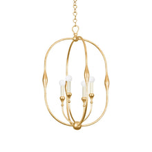 Load image into Gallery viewer, Baltic Pendant Light in Vintage Gold Leaf (4-Light).
