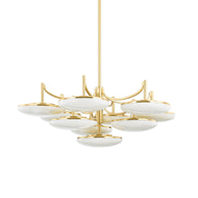 Load image into Gallery viewer, Bregman LED Semi Flush Mount Ceiling Light (10-Light).
