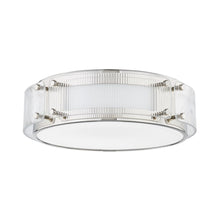 Load image into Gallery viewer, Clifford LED Flush Mount Ceiling Light in Polished Nickel.

