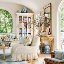 Load image into Gallery viewer, Dorset Floor Lamp in living room.
