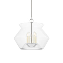 Load image into Gallery viewer, Edmonton Pendant Light in Polished Nickel (4-Light).
