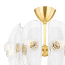 Load image into Gallery viewer, Hilo Semi Flush Mount Ceiling Light in Detail.
