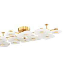 Load image into Gallery viewer, Holmdel LED Semi Flush Mount Ceiling Light in Detail.
