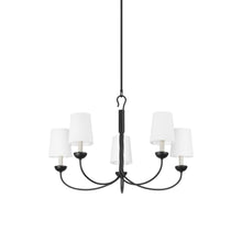 Load image into Gallery viewer, Montpelier Chandelier in Aged Iron (5-Light).
