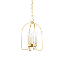 Load image into Gallery viewer, Oakville Pendant Light in Aged Brass (4-Light).
