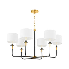 Load image into Gallery viewer, Paramus Chandelier in Aged Old Bronze (6-Light).
