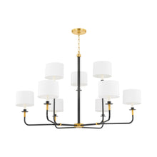 Load image into Gallery viewer, Paramus Chandelier in Aged Old Bronze (8-Light).
