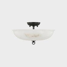 Load image into Gallery viewer, Somerset Semi Flush Mount Ceiling Light in Detail.
