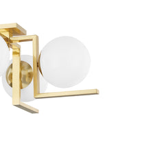 Load image into Gallery viewer, Tanner Semi Flush Mount Ceiling Light in Detail.
