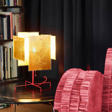 Load image into Gallery viewer, 24 Karat Blau Table Lamp in living room.
