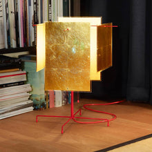 Load image into Gallery viewer, 24 Karat Blau Table Lamp in living room.
