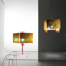 Load image into Gallery viewer, 24 Karat Blau Table Lamp in Detail.
