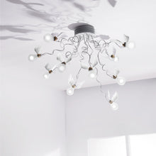 Load image into Gallery viewer, Birdie&#39;s Nest Flush Mount Ceiling Light in Detail.
