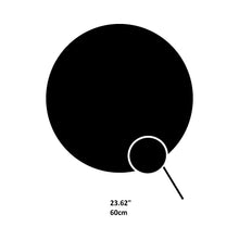 Load image into Gallery viewer, Eclipse Ellipse LED Wall Light - line drawing.
