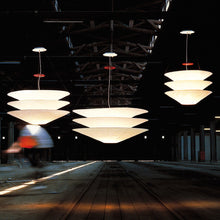 Load image into Gallery viewer, Floatation Pendant Light in Detail.

