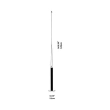 Load image into Gallery viewer, Fly Candle Fly! Pendant Light - line drawing.
