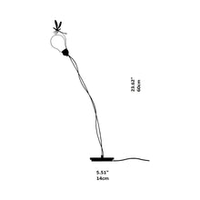 Load image into Gallery viewer, I Ricchi Poveri Bzzzz Table Lamp - line drawing.
