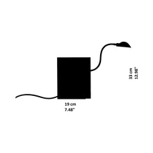 Load image into Gallery viewer, Oskar LED Table Lamp - line drawing.
