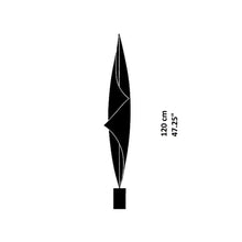 Load image into Gallery viewer, Wo-Tum-Bu 2 LED Table Lamp - line drawing.
