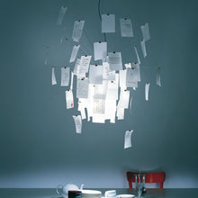 Load image into Gallery viewer, Zettel&#39;z Pendant Light in living room.

