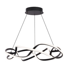 Load image into Gallery viewer, Interlace LED Pendant Light in Black (Round).
