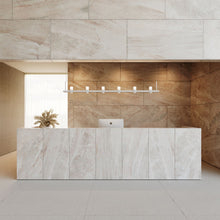 Load image into Gallery viewer, Intervals® LED Linear Suspension Light in hotel.
