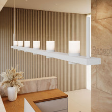 Load image into Gallery viewer, Intervals® LED Linear Suspension Light in hotel.
