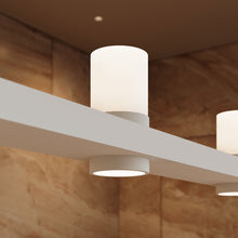 Load image into Gallery viewer, Intervals® LED Linear Suspension Light in hotel.
