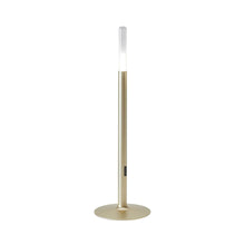 Load image into Gallery viewer, Glim Outdoor LED Portable Table Lamp in True Gold.
