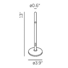 Load image into Gallery viewer, Glim Outdoor LED Portable Table Lamp - line drawing.
