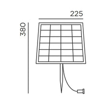 Load image into Gallery viewer, Large Solar Panel - line drawing.
