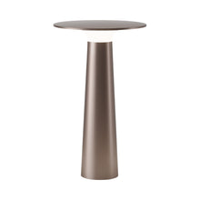 Load image into Gallery viewer, Lix Outdoor LED Portable Table Lamp in Bright Bronze.
