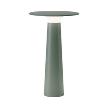 Load image into Gallery viewer, Lix Outdoor LED Portable Table Lamp in Sage.
