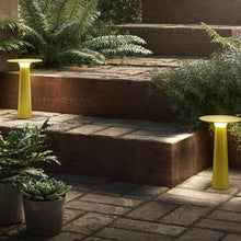 Load image into Gallery viewer, Lix Outdoor LED Portable Table Lamp in Outside Area.
